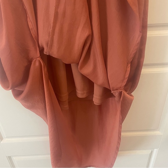 NWT She + Sky Midi Dress in Copper Size Medium - Picture 8 of 10